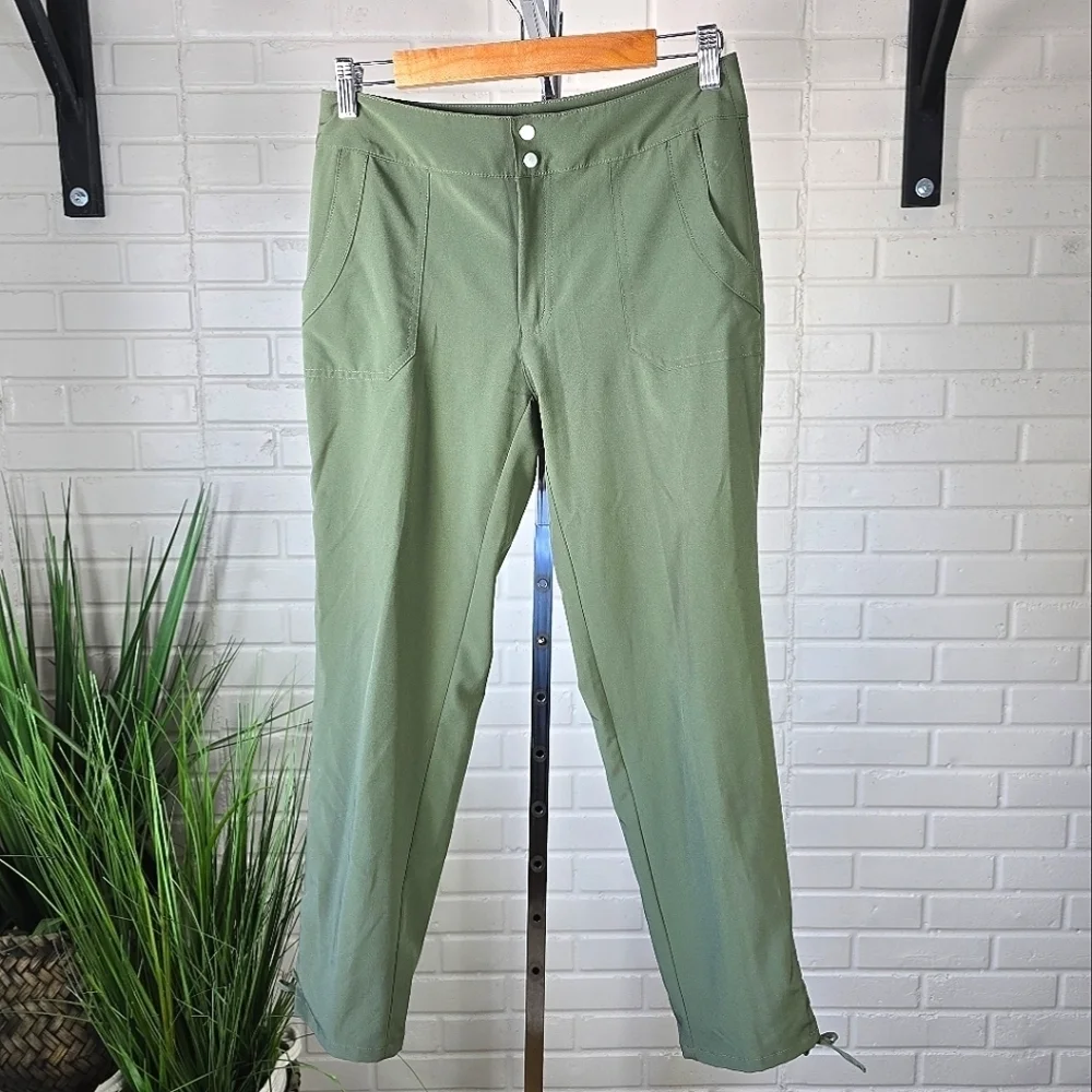CL🚨 Sunday Green Jogger Pants Size 2 Ruched Hem - Picture 13 of 13